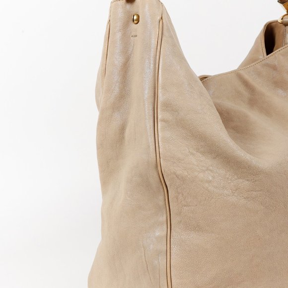 *SOLD* Yves Saint Laurent Beige Roady Hobo Bag - Picture 6 of 11
